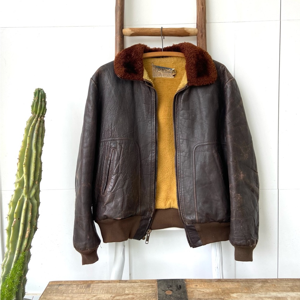 Vintage Fieldmaster from Sears Roebuck Leather Bomber